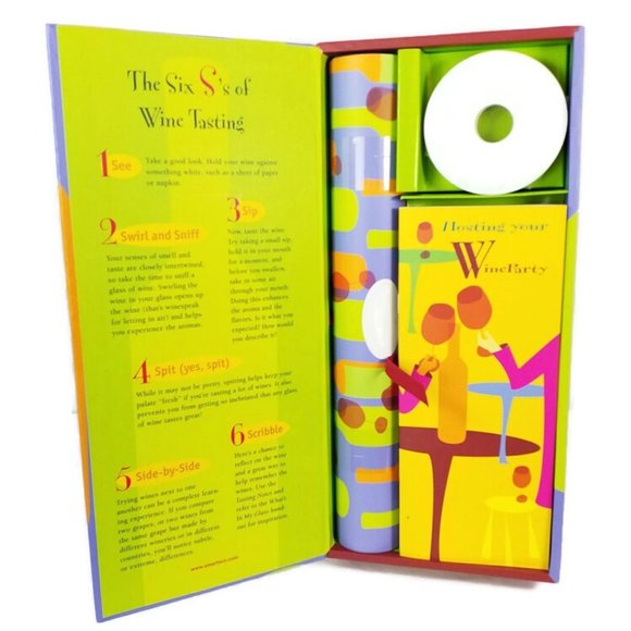 Wine Drinker Party By Smarts R530 The Sniff Swirl and Sip Wine Tasting Kit New - Picture 1 of 5